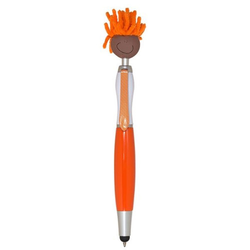 MopToppers. Multicultural Screen Cleaner With Stylus Pen.