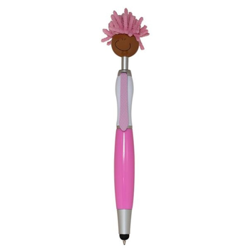 MopToppers. Multicultural Screen Cleaner With Stylus Pen.