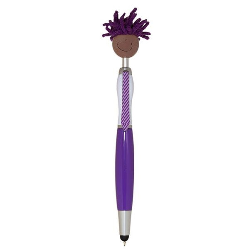 MopToppers. Multicultural Screen Cleaner With Stylus Pen.