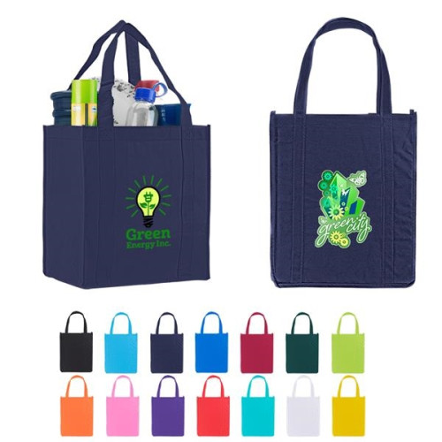 Atlas Non-Woven Grocery Tote Bag.