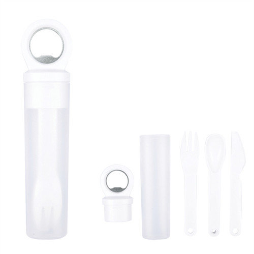 Plastic Utensil Set with Bottle Opener