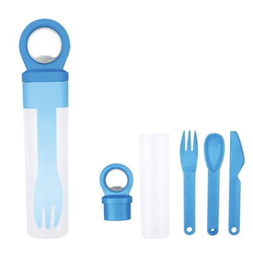 Plastic Utensil Set with Bottle Opener
