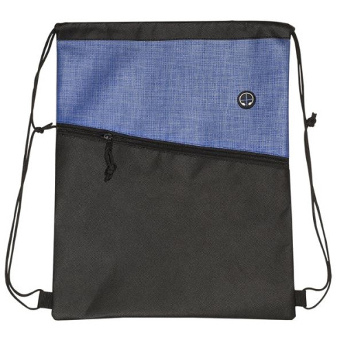 Tonal Heathered Non-Woven Drawstring Backpack