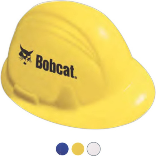 Construction Hard Hat Shape Stress Ball.
