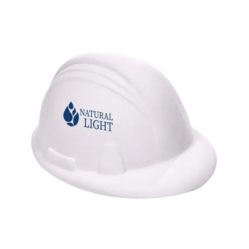 Construction Hard Hat Shape Stress Ball.