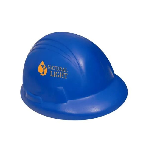 Construction Hard Hat Shape Stress Ball.