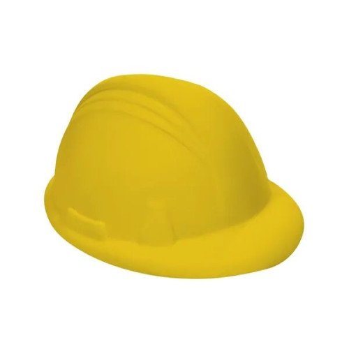 Construction Hard Hat Shape Stress Ball.