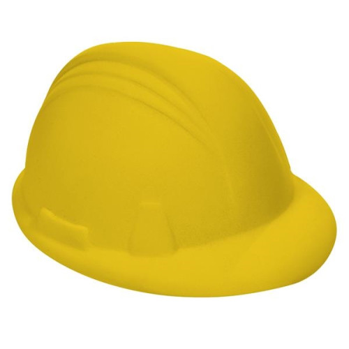 Construction Hard Hat Shape Stress Ball.