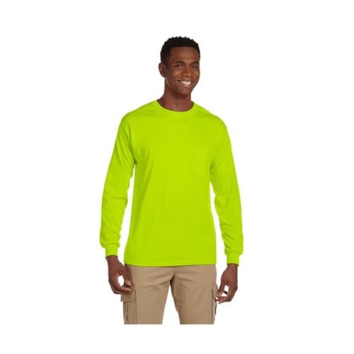 Gildan® Adult Ultra Cotton® 6 oz. Long-Sleeve Pocket T-Shirt