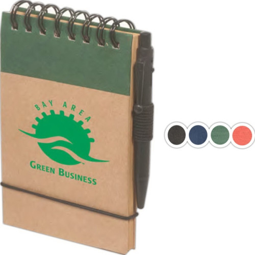 Pocket Note Jotter Notebook & Pen 3" x 5".