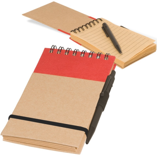Pocket Note Jotter Notebook & Pen 3" x 5".