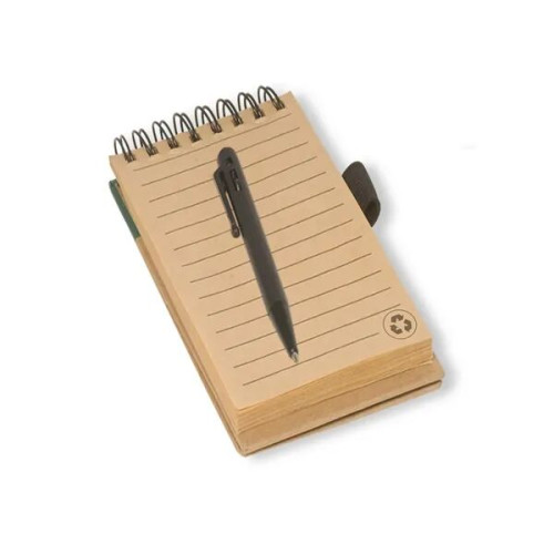 Pocket Note Jotter Notebook & Pen 3" x 5".