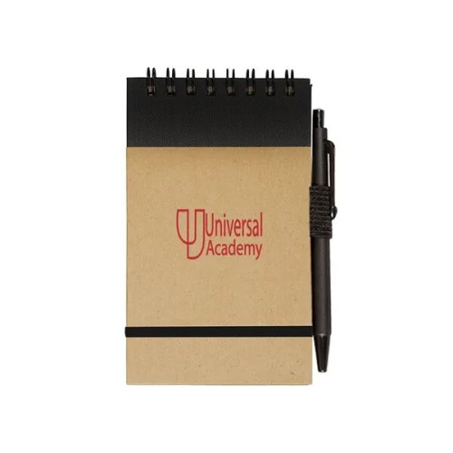 Pocket Note Jotter Notebook & Pen 3" x 5".