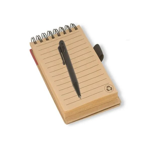Pocket Note Jotter Notebook & Pen 3" x 5".