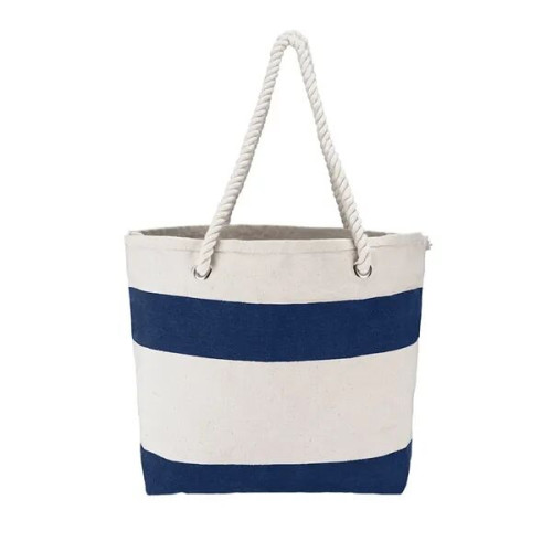 Cotton Resort Tote Bag with Rope Handle.