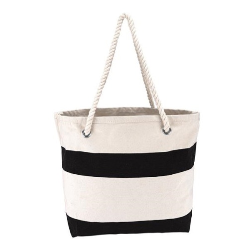 Cotton Resort Tote Bag with Rope Handle.