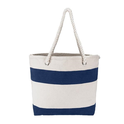 Cotton Resort Tote Bag with Rope Handle.