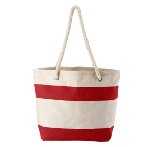 Cotton Resort Tote Bag with Rope Handle.