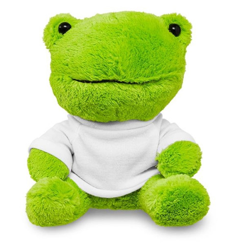 7" Plush Frog with T-Shirt