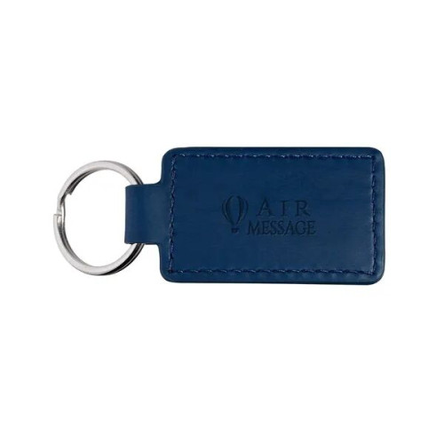 Leeman Tuscany PU Leather Rectangle Keychain