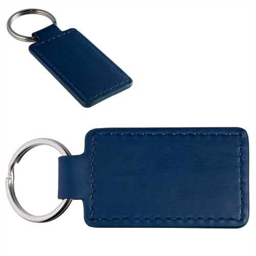 Leeman Tuscany PU Leather Rectangle Keychain