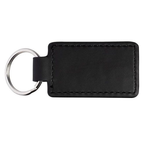 Leeman Tuscany PU Leather Rectangle Keychain