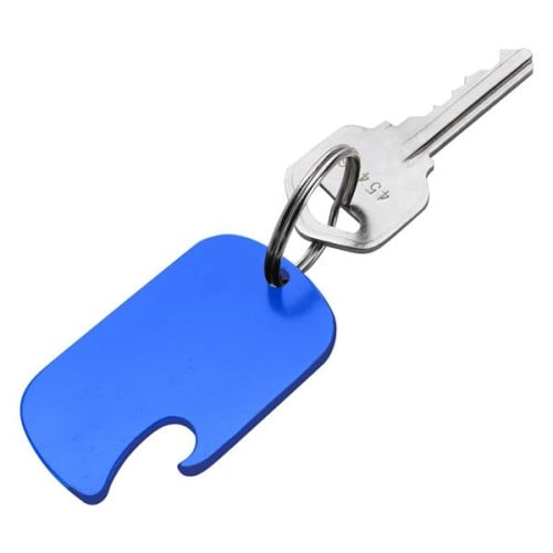 Dog Tag Bottle Opener Key Ring