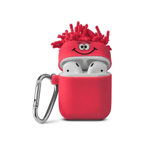 MopToppers. Silicone Earbud Case With Carabiner.