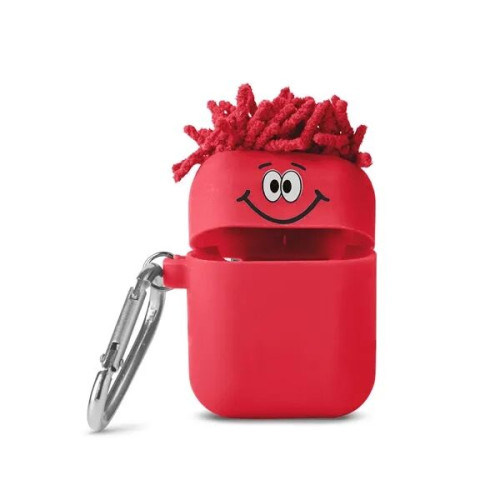 MopToppers. Silicone Earbud Case With Carabiner.