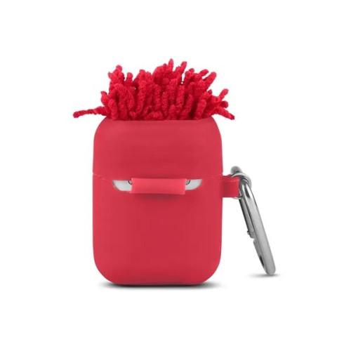 MopToppers. Silicone Earbud Case With Carabiner.
