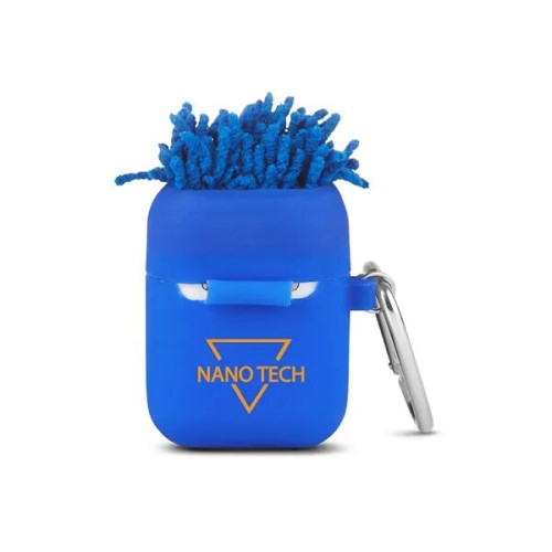 MopToppers. Silicone Earbud Case With Carabiner.