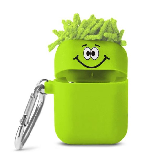 MopToppers. Silicone Earbud Case With Carabiner.