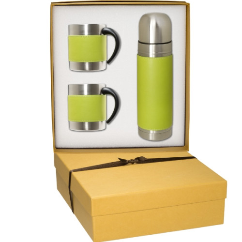 Tuscany™ Thermal Bottle & Coffee Cups Gift Set