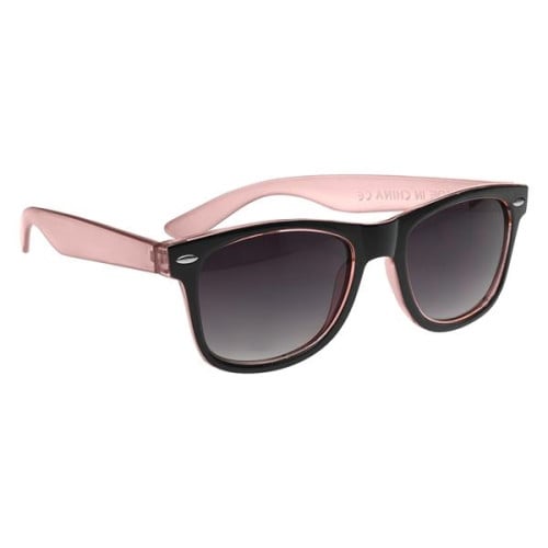 Two-Tone Translucent Malibu Sunglasses