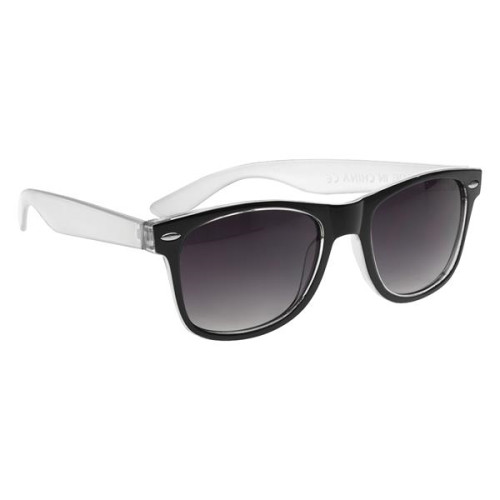 Two-Tone Translucent Malibu Sunglasses