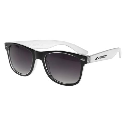 Two-Tone Translucent Malibu Sunglasses