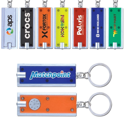 Deco LED Flashlight With Keychain.