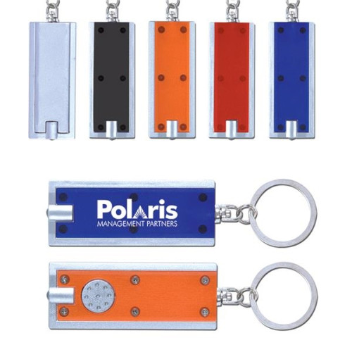 Deco LED Flashlight With Keychain.