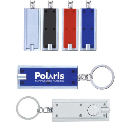Deco LED Flashlight With Keychain.