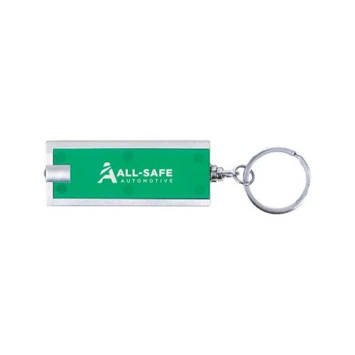 Deco LED Flashlight With Keychain.