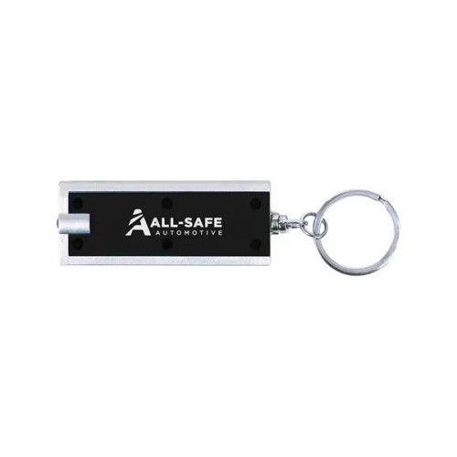 Deco LED Flashlight With Keychain.