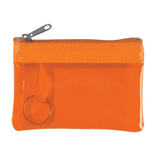 Translucent Zippered Coin Pouch