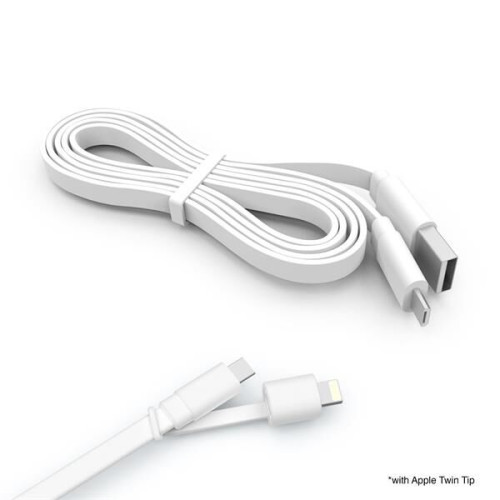 3 Foot Branded Twin Tip Cable