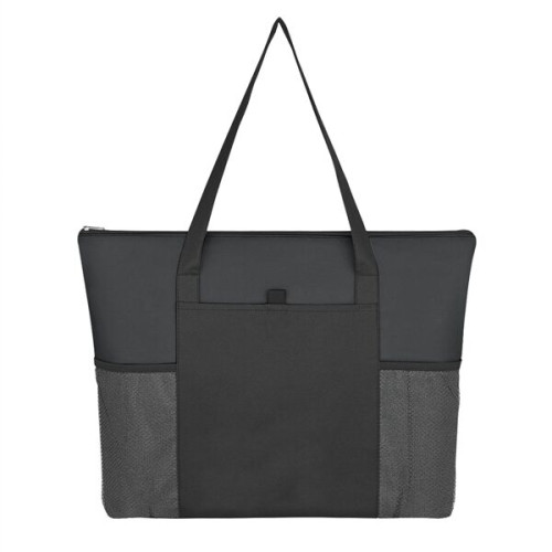 Non-Woven Voyager Zippered Tote Bag