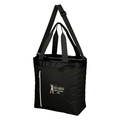 Quilted Slim Line Kooler Tote Bag