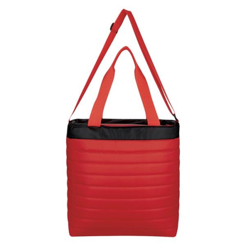 Quilted Slim Line Kooler Tote Bag