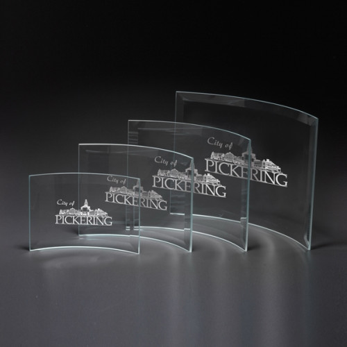 Crescent Small Glass Award