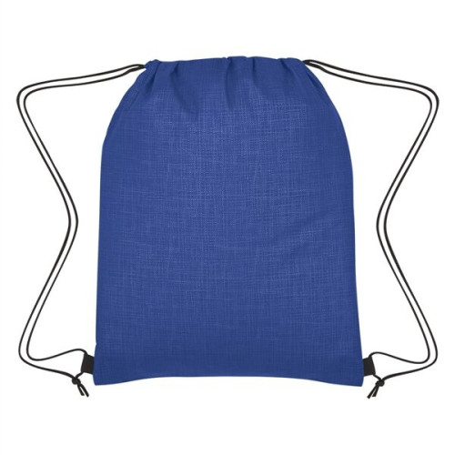 Crosshatch Non-Woven Drawstring Bag