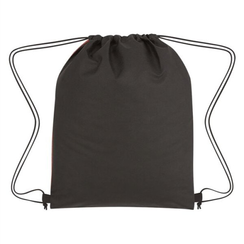 Crosshatch Non-Woven Drawstring Bag