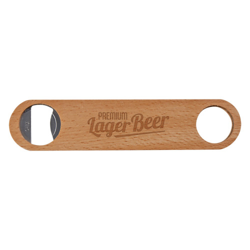 Large Wood Bottle Opener